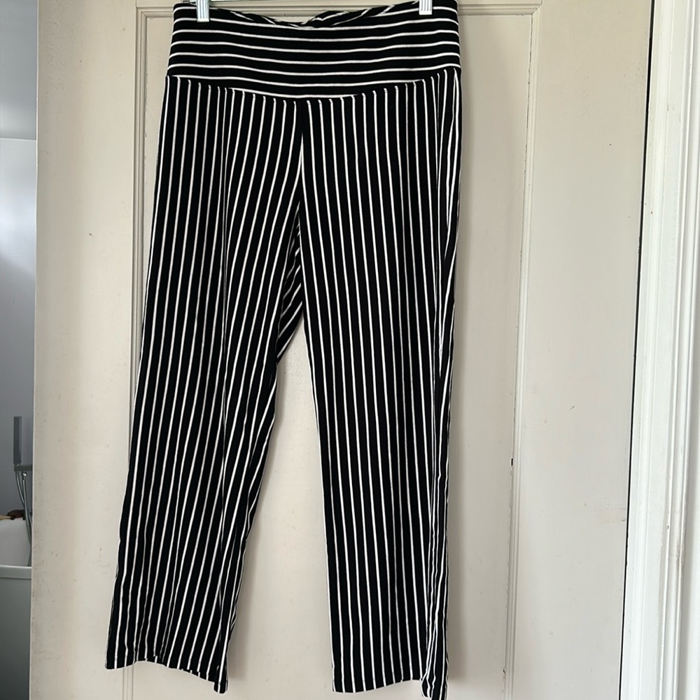 Stretchy striped pants